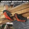 Vgo... 1 pair of men's work gloves, mechanics gloves, anti-vibration