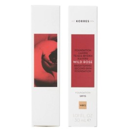 KORRES  WILD ROSE Brightening Foundation SPF15 WRF2  SECOND SKIN  30ml