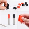 MACHSWON 50pcs Rubber End Caps 5 Sizes (3mm, 5mm, 6mm,