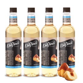 DaVinci Gourmet Sugar-Free Original Hazelnut Syrup, 25.4 Fluid Ounces (Pack of 4)