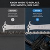 Bike Chain Wear Indicator Tool for Maintenance – Stainless Steel