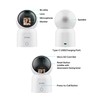 ZOSI 4K WLAN Surveillance Camera with 1.44 Inch Monitor, 8MP
