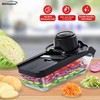 Brentwood Mandoline Slicer and Cheese Grater with 3.6-Cup Storage Container