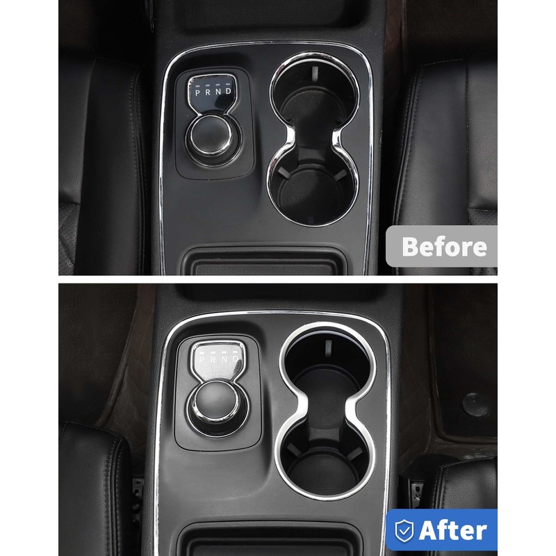 Gear Shift Cup Holder Cover Trim Bezel Fit for Dodge