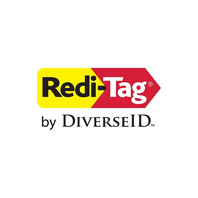 Redi-Tag 31000 Write-On Index Tabs, Permanent Adhesive, White, 104 Tabs/Pack