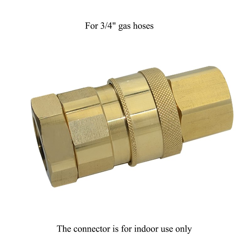 Natural Gas Hose with Quick DisConnect Fittings for Multi-purpose, 3/4