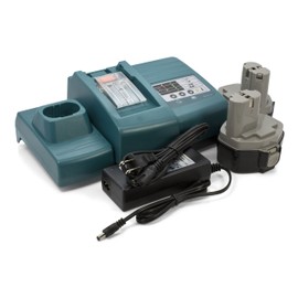 ExpertPower 14.4v 3000mAh NiMh Extended Battery for Makita 1433 1434 1435 1435F 192699-A 193158-3 Battery Pack (2 Batteries + 1 Charger)