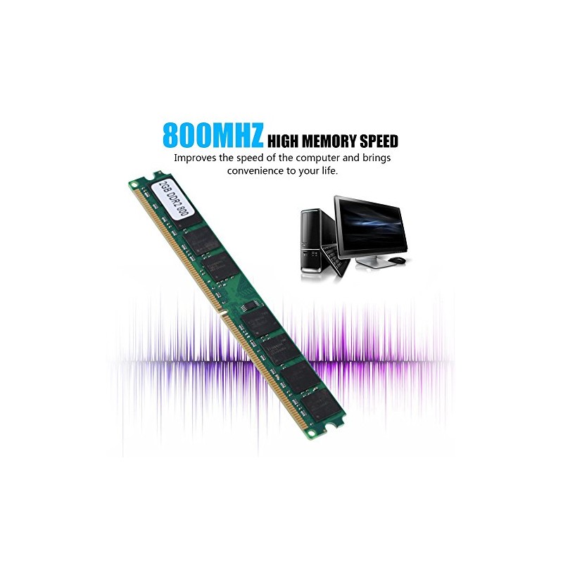 Módulo de Memoria DDR2, 2G 800MHz PC2-6400 PC 240Pin Memory