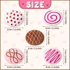 MALLMALL6 MALLMALL6 Catnip Toys for Cat - 5Pcs Chocolate Truffles Valentine's Day Catmint Interactive Teething Chew Kick Cat Toy Set for Indoor Kitten, Soft Plush Pet Supplies Gift for Kitten Lover