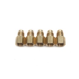 LTWFITTING Brass Flare 5/16" OD x 1/4" Female NPT Female Connector Tube Fitting(Pack of 5)