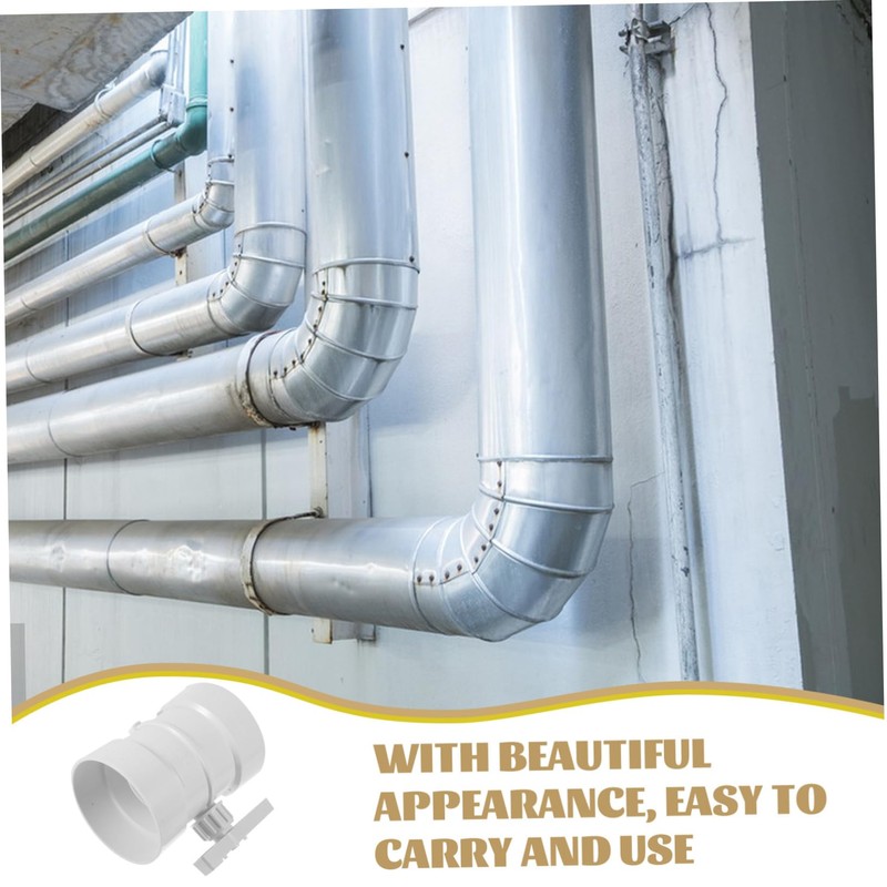 ORFOFE Plastic Manual Air Volume Damper for Air Ducts Adjustable