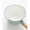 BRUNO Enameled Milk Pan, 5.5 inches (14 cm), Blue Green,