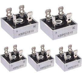 KBPC1510 KBPC5010 Bridge Rectifier Diode 50A 1000V Bridge Rectifier Diode KBPC 5010 Bridge Rectifier Diodes Single Phase Full Wave 50 Amp 1000 Volt 4 Pin Through Hole (KBPC1510) Pack of 5