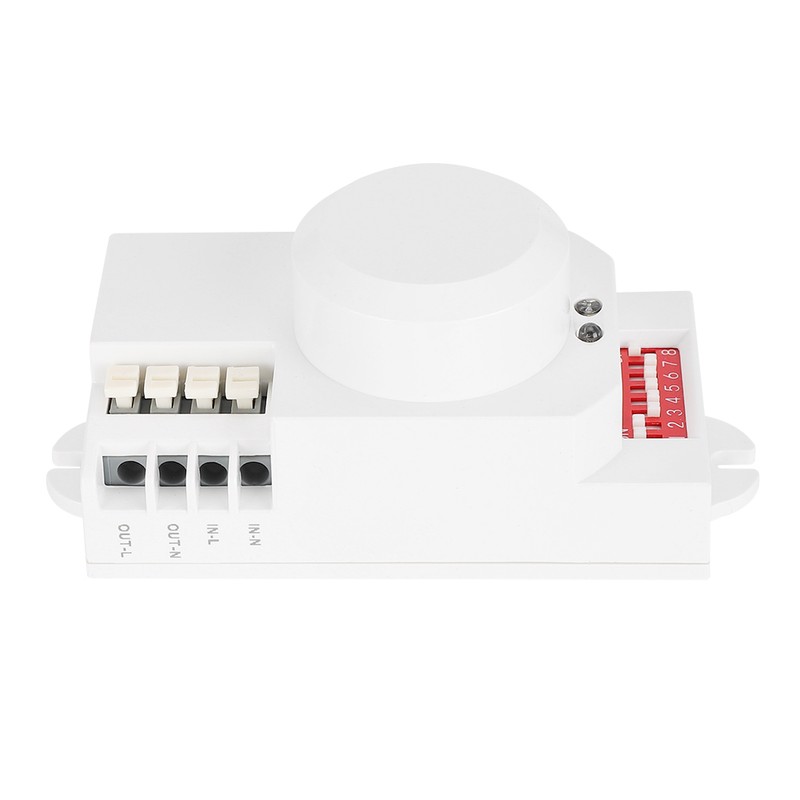 Smart 5.8GHz Microwave Radar Sensor Dial Adjustable Light Dip-Switch Indoor