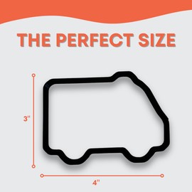 Ambulance Cookie Cutter with Easy Push Design