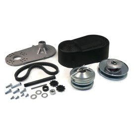 The ROP Shop | Torque Converter Clutch Kit with Drive Belt, Plastic Assembly Cover for Go Karts