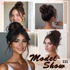 PHOCAS Messy Hair Buns Hair Piece Curly Bun Hair Pieces
