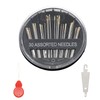 Wuyituart 30 Pcs Hand Sewing Needles 6 Sizes Self Threading