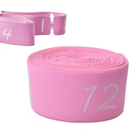 SGERUFZ Yoga Band Yoga Strap Yoga Strap Yoga Band Stretching Band Yoga Stretching Strap Yoga Stretch Strap Suitable for Pilates, Dance, Gymnastics Effective Stretching (12 Loops)
