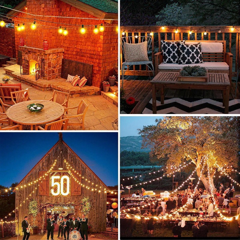BTOOTB - 30m Guirnalda Luces 40+2 Focos App Y Control