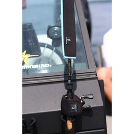 NEO Cast S Rod Sock 140 cm Long Neoprene Rod Protection for Rods up to 1.8 m Black/Blue