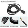 MECMO 4 Way Trailer End Connector Wire 10 Feet with