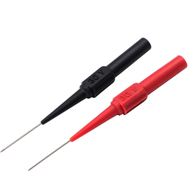10PCS 0.7mm Test Probe Pins, Non-Destructive Insulation Wire Piercing Needle,