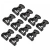 sourcing map Pack of 10 Tent Rope Buckles 4 mm