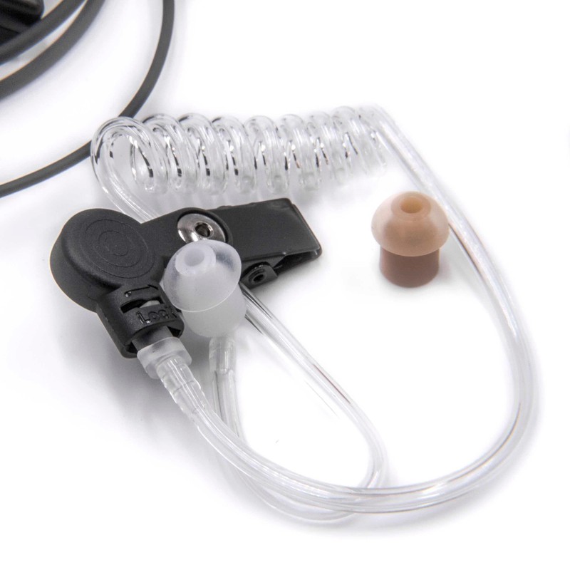 vhbw Headset Compatible with Yaesu/Vertex VX-130, VX-140, VX-146, VX-160, VX-180,