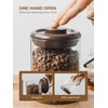 Tourdeus Glass Coffee Bean Jar – Pop Top Air Tight