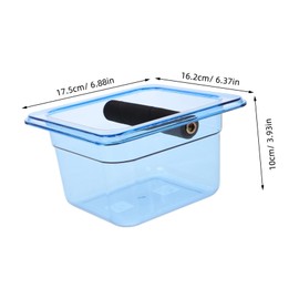 TEHAUX Large Espresso with Non Slip Base Splashproof Acrylic Coffee Grounds Container for Easy Disposal for Home and Professional Coffee Stations