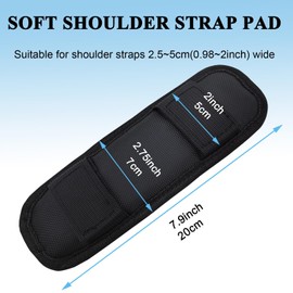Removable Shoulder Strap Padding, Shoulder Pad with Velcro Strap, Universal Shoulder Pad Backpack, Good Stress Relief, Non-Slip Replacement Shoulder Pads for Sports Bag, Shoulder Bags, Messenger Bag