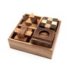 BSIRI Wooden Puzzle Box Set (4 Games) - Challenging Brain