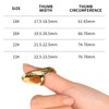SPG Archery Thumb Ring - Hard Brass Thumb Draw Archery