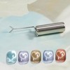 SILPECWEE Strong Cylinder Cat Eye Magnet for Nails, Y-shape Guide