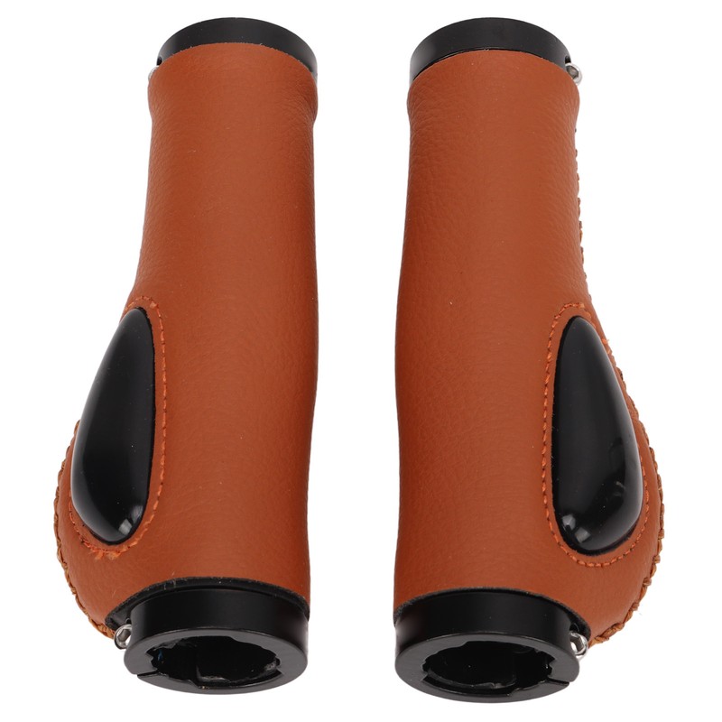 Artificial Leather Bicycle Grips Liquid Silicone Palm Pad Shock Absorption