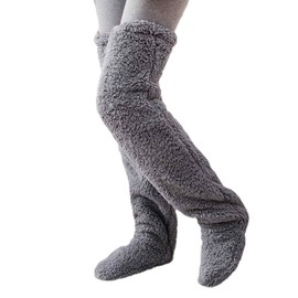 BAIYSFFG SnugglePaws Sock Slippers,Sock Slippers for Women,Plush Slipper Stockings,Cute Warm Socking Leg Cover Knee Socks Leg warmers Slipper Socks