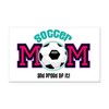CafePress Soccer Mom Rectangle Car Bumper Magnet