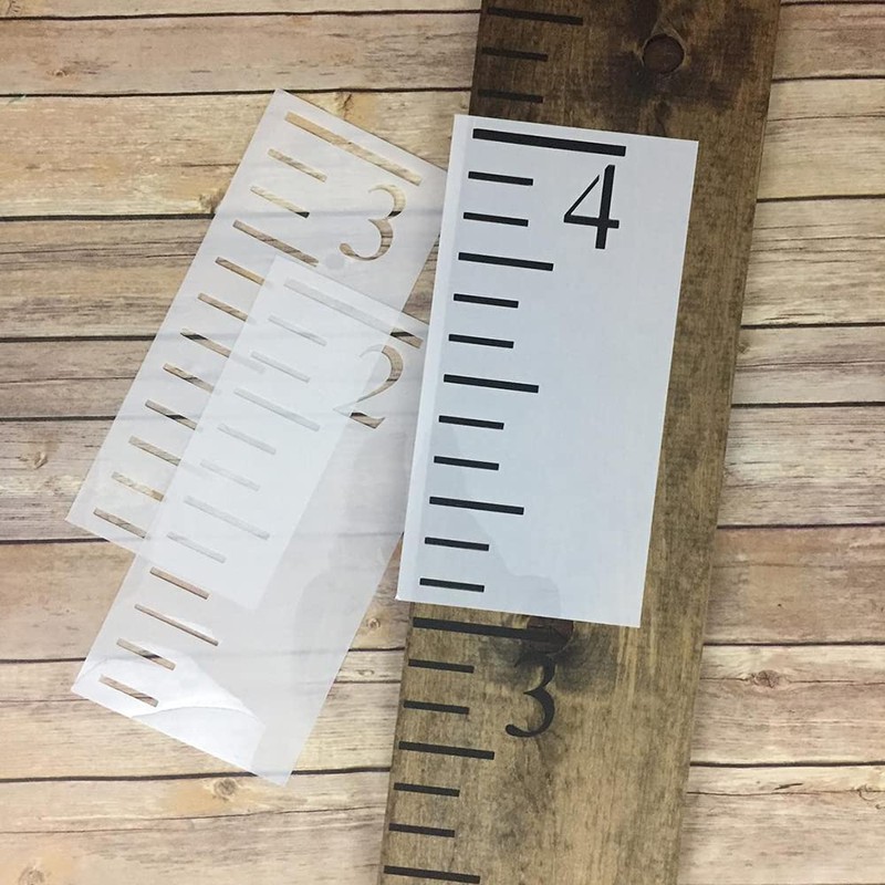 7 Feet Growth Chart Ruler Stencil, Baby Kids Height Growth