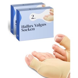 YogaMedic 4 Pieces Sleeve - Big Toe Corrector for Men and Women, Big Toe Straightener, Bunion Support, Toe Separator, 2 Packs of Bunion Straighteners L/XL