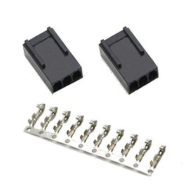 ATX Standard FAN Connector 3Pin Female 2 Housing 10 Pins Set Compatible with 3Pin Male Connectors