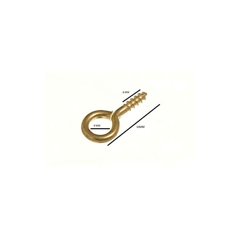 Picture Hangers with Eyelets 14mm x 1.4mm Pack of 20