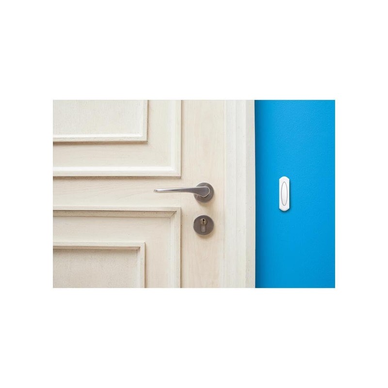 Heath Zenith SL-7797-02 Traditional Décor Series Wireless Door Chime Push