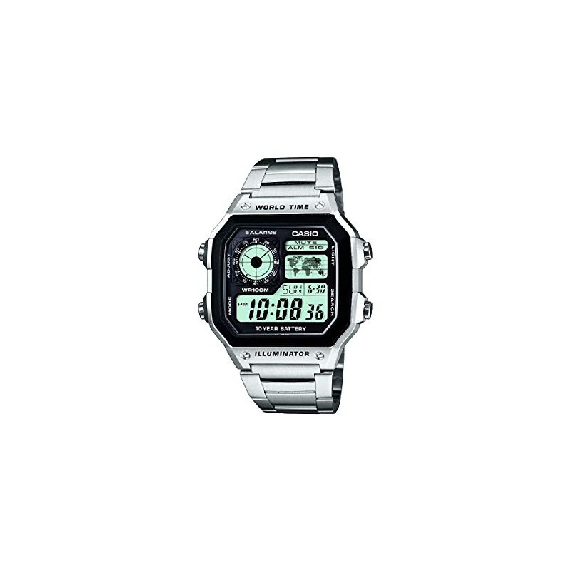 Casio Gents 36.00mm Quartz Watch with White Digital dial and