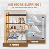 STORAGE MANIAC Expandable Shoe Rack, 12 Pairs Stackable Small Shoe