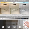 Zihoi Modern LED Pendant Lights, Ceiling Chandelier Dimmable with Remote