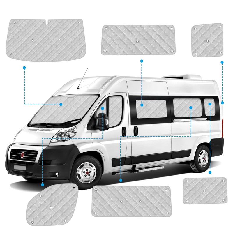 Federedevo Window Full Sun Shade for Ram ProMaster 2014-2024 |