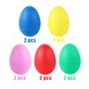 Egg Shaker, 10 Pcs Colorful Egg Shakers Percussion, Plastic Egg