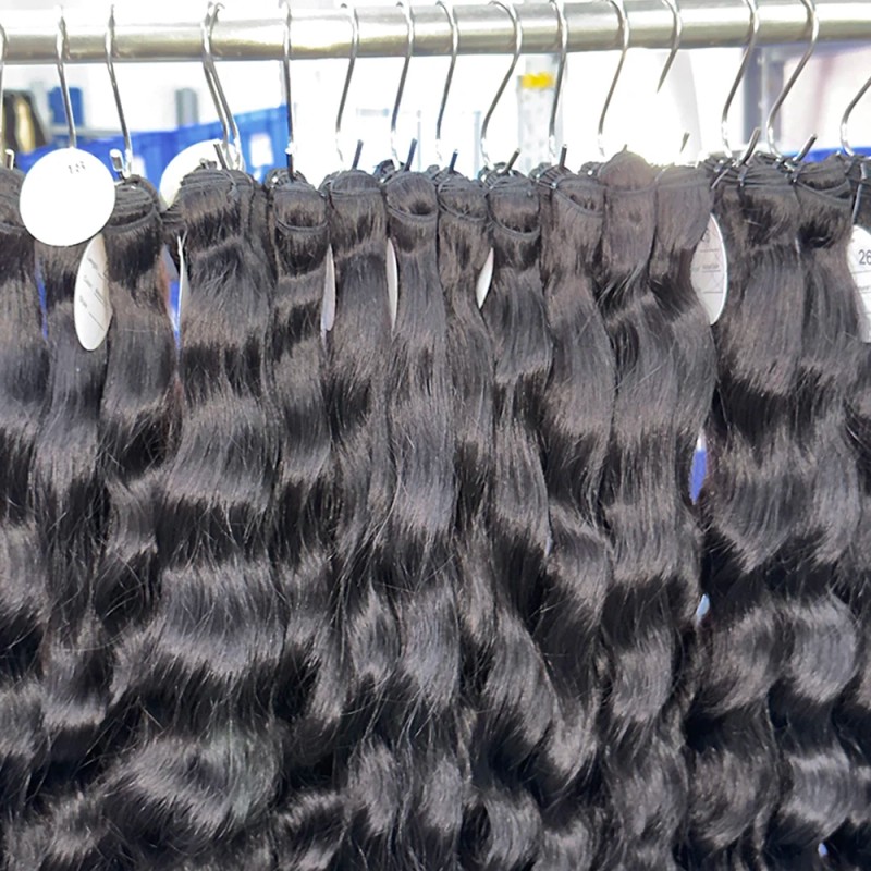 Cambodian Wavy Raw Hair Bundles Unprocessed Raw Human Hair Bundlesstyle: