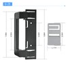 2 Pack 3316882900 RV Refrigerator Door Handle Holder Grip Black